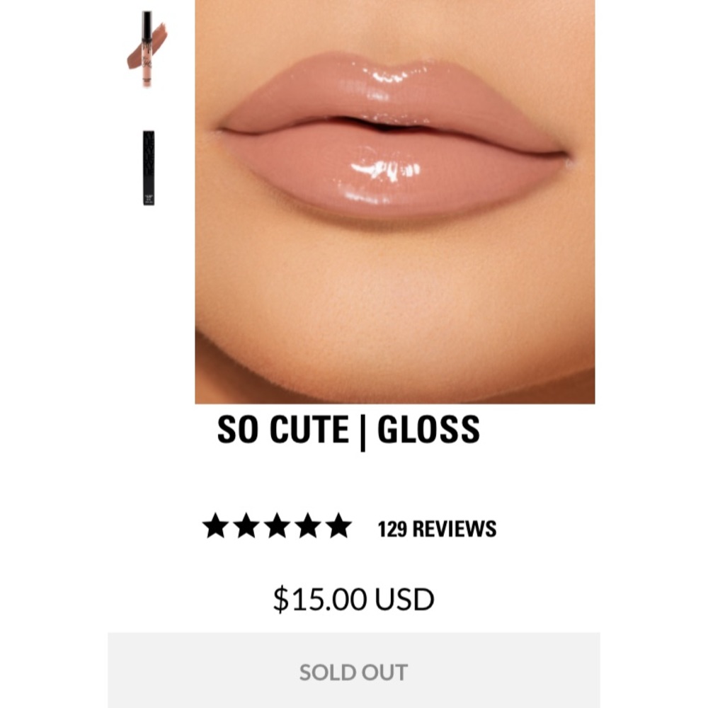 Two Kylie lip gloss. Only used once.